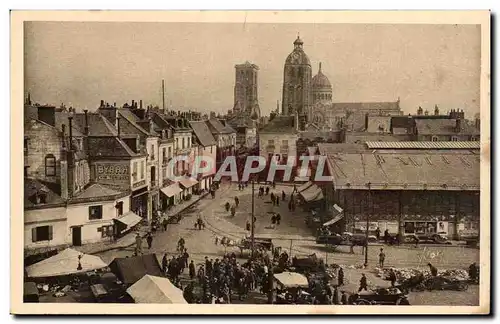 Ansichtskarte AK La Douce France Tours Vue generale du Marche la basilique St Martin