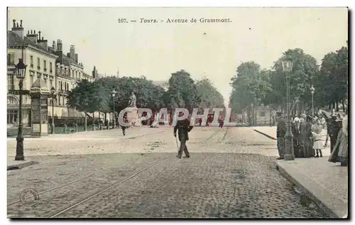 Cartes postales Tours Avenue de Grammont