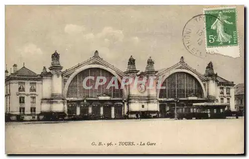 Cartes postales Tours La Gare