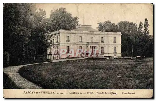 Ansichtskarte AK Parcay sur Vienne Chateau de la Breche (facade principale)