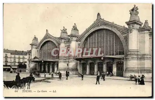 Cartes postales Tours La Gare