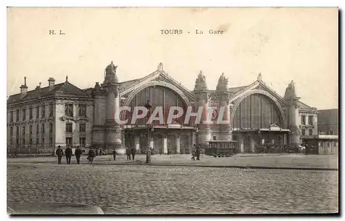 Cartes postales Tours La Gare