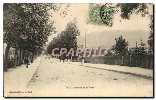 Cartes postales Toul Avenue de la Gare