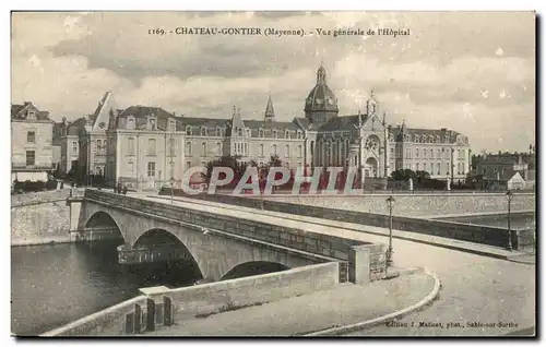 Cartes postales Chateau Gontier Vue generale de l Hopital