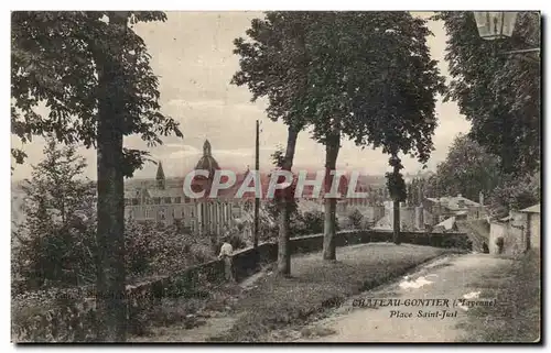 Cartes postales Chateau Gontier Place Saint Just