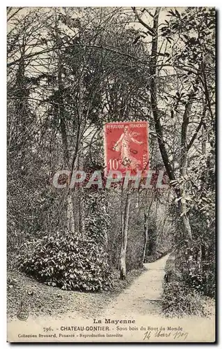 Ansichtskarte AK Le Mayenne Chateau Gontier Sons bois du Bout du Monde