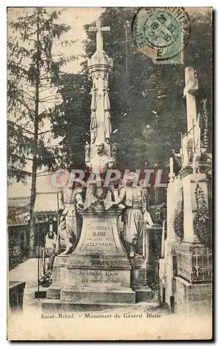 Cartes postales Saint Mihiel Monument du Generale Blaise