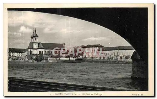 Cartes postales Pont a Mousson Hopital et college