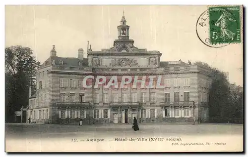 Cartes postales Alencon Hotel de Ville (XVIII siecle)