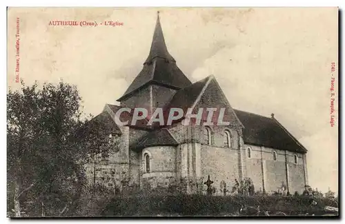 Ansichtskarte AK Autheuil (Orne) L Eglise