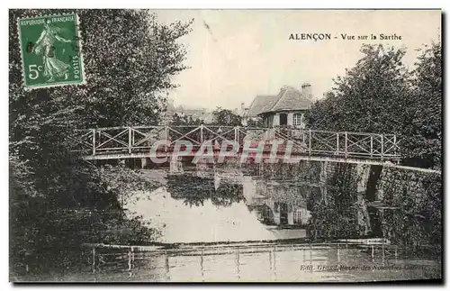 Cartes postales Alencon Vue sur la Sarthe