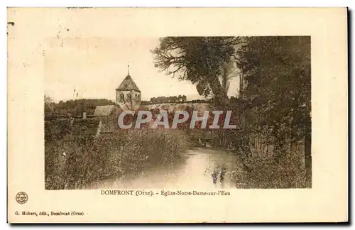 Cartes postales Domfront (Orne) Eglise Notre Dame sur I Eau