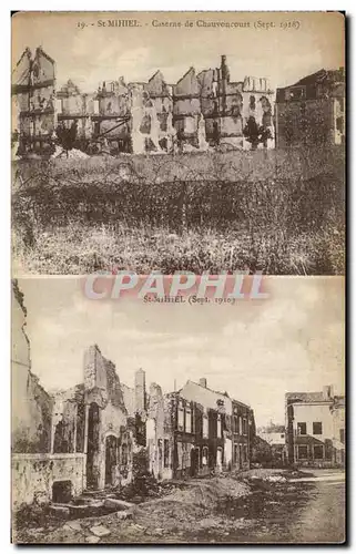 Cartes postales St Mihiel Caserne de Chauvoncourt Militaria