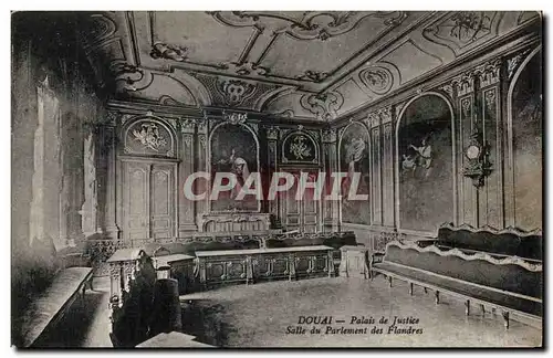 Cartes postales Douai Palais de Justice Salle du Parlement des Flandres