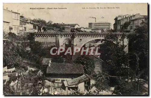 Cartes postales Montauban Pont des Consuls