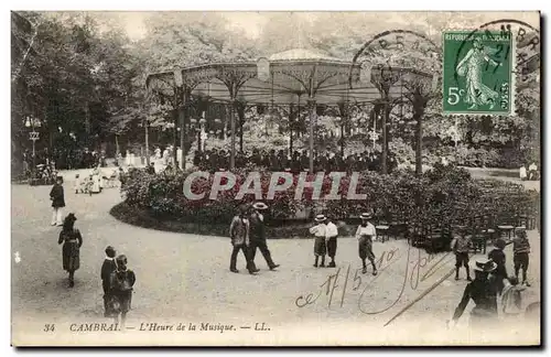 Cartes postales Cambrai L Heure de la Musique