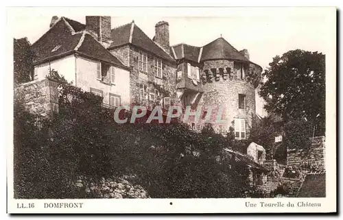 Cartes postales Domfront Une Tourelle du Chateau