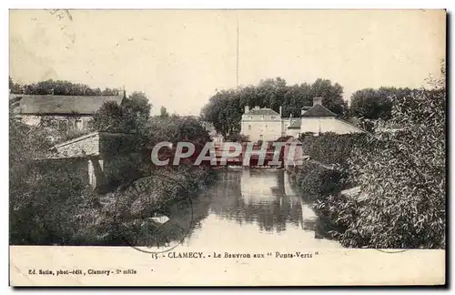 Cartes postales Clamecy Le Beuvron aux Ponts Verts
