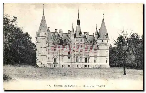 Cartes postales Environs de Cosne chateau de Nozet