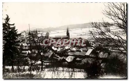 Ansichtskarte AK Chateau Chinon Nievre Vue Generale Sous la Neige