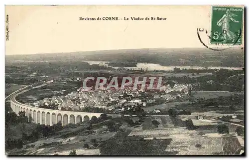 Ansichtskarte AK Environs de Cosne Le Viaduc de St Satur