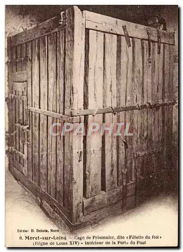 Cartes postales Moret Sur Loing Cage de Prisonner dite Fillette du roi