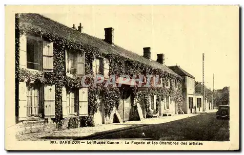 Cartes postales Barbizon Le Musee Ganne La Facade et les Chambres des artistes