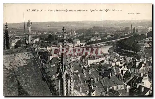 Ansichtskarte AK Meaux Vue generale panoramique a 2 prise de la Cathedrale