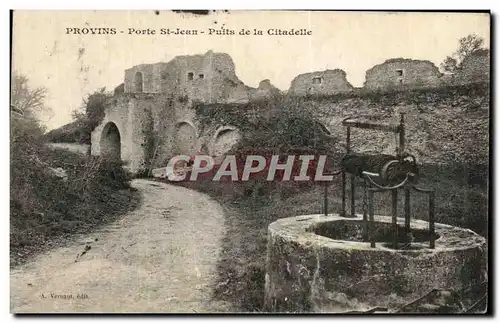 Ansichtskarte AK Provins Porte St Jean Puits de la Citadelle