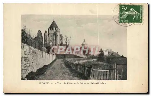 Ansichtskarte AK Provins La Tour de Cesar et le Dome de Saint Quiriace