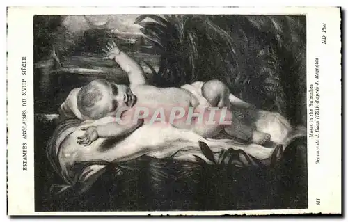 Ansichtskarte AK Estampes Anglaises Du XVIII Siecle Moses in the Bulrushes Gravure de J Dean 1791 d apres J Reyno