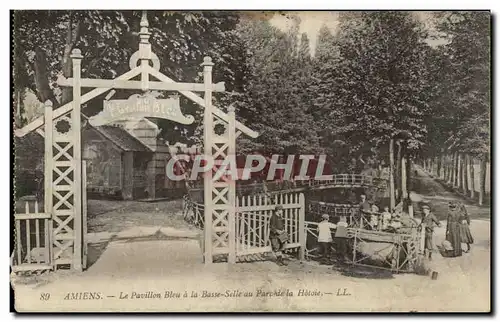 Cartes postales Amiens Le Pavillon Bleu a la Basse Selle au Parc de la Hotoie Enfants