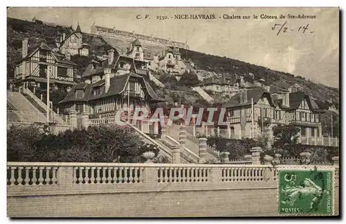 Cartes postales Nice Havrais Chalets sue le Coteau de ste Adresse