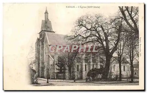 Cartes postales Nangis L Eglise Siecle