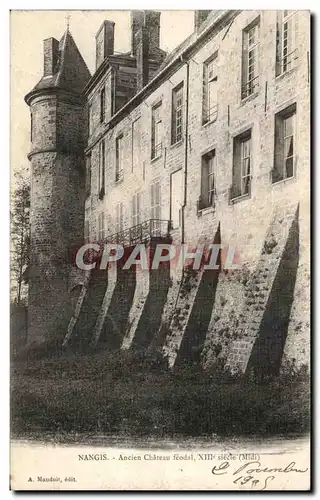 Cartes postales Nangis Ancien chateau feodal siecle