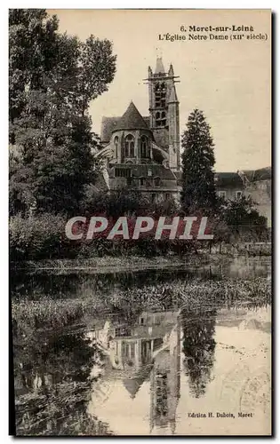 Ansichtskarte AK Moret sur Loing L Eglise Notre Dame