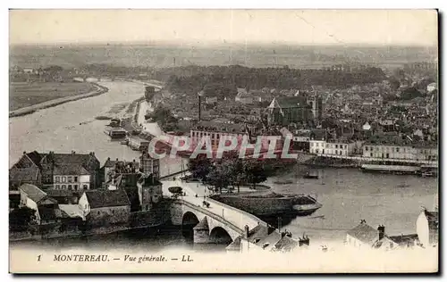 Cartes postales Montereau Vue generale