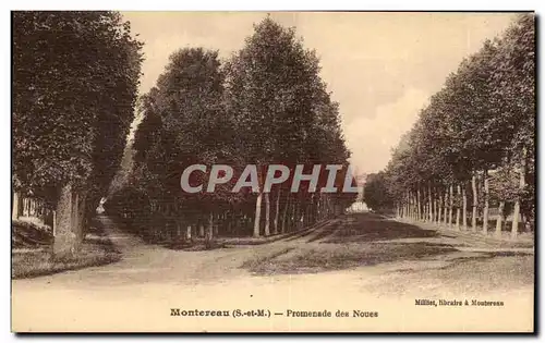 Cartes postales Montereau Promenade des Noues