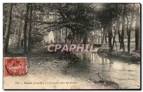 Cartes postales Voulx L Orvanne dans les Aulnes Pecheur