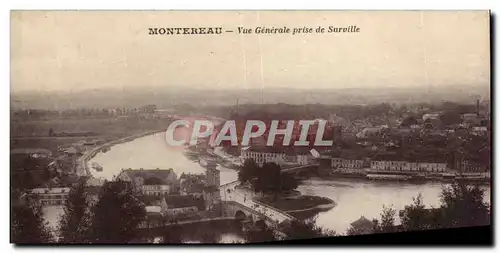 Cartes postales Montereau Au Generale prise de Surville