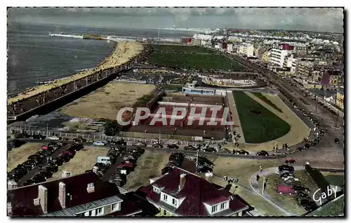 Cartes postales Dieppe Vue generale de l Esplanade Tennis