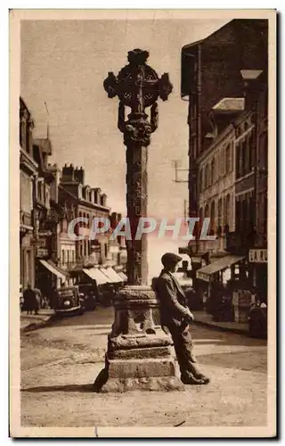 Cartes postales Le Treport Calvaire Rue de Paris