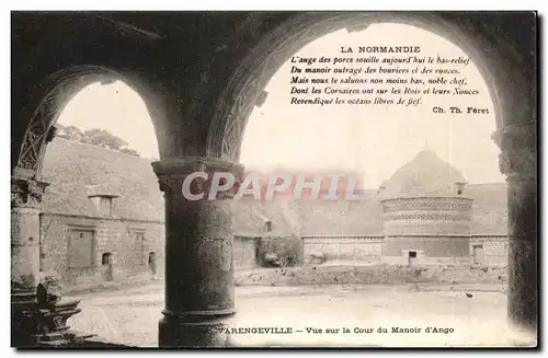 Cartes postales Varengeville Vue sur la Cour du Manoir d Ango Pigeonnier Pigeon