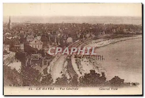 Ansichtskarte AK Le Havre Vue Generale General View