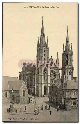 Cartes postales Pontmain Basilique Cote Sud