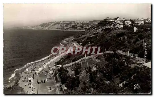 Cartes postales Guethary Vue generale et la Plage