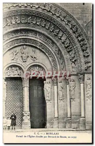 Cartes postales Morlaas Portail de I Eglise