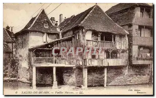 Cartes postales Salies De Bearn Vieilles Maisons