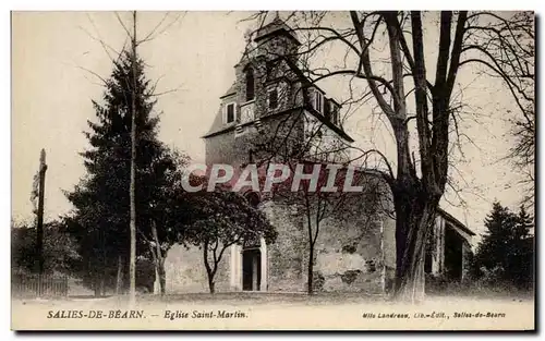 Ansichtskarte AK Salies De Bearn Eglise Saint Martin