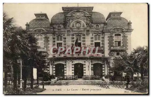 Cartes postales Dax Le Casino Entree principale